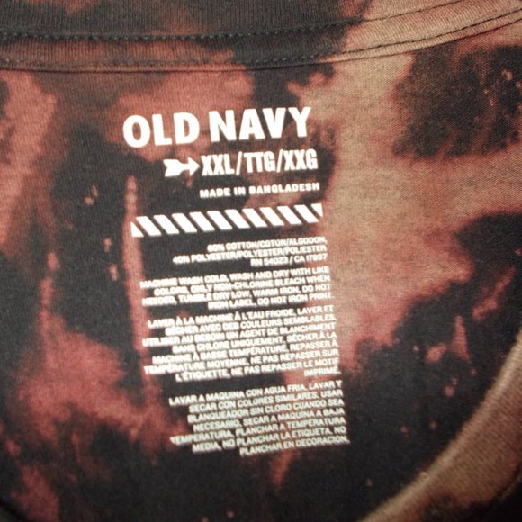 Custom Hand Bleached Distressed Rusty's Parts & Repair Graphic T-Shirt Old Navy - Picture 6 of 6